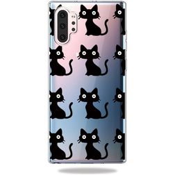 Mobigear Design Samsung Galaxy Note 10 Plus Hoesje Flexibel TPU Backcover - Kat