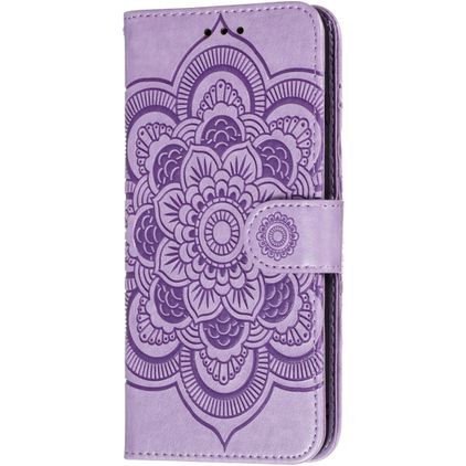 Mobigear Mandala Huawei P40 Hoesje Bookcase Portemonnee - Paars