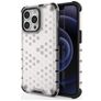 Mobigear Honeycomb iPhone 14 Hoesje Hardcase Backcover Shockproof - Wit