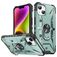 Mobigear Armor Ring iPhone 14 Plus Hoesje Hardcase Backcover Shockproof met Ringhouder - Groen