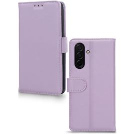 Mobilize Premium Gelly Samsung Galaxy A26 Hoesje Bookcase Portemonnee - Paars