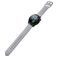 Mobigear Bumpy Siliconen Smartwatch Bandje Gespsluiting - Universeel 22 mm connector - Grijs