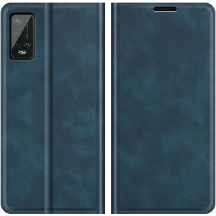Mobigear Retro Slim Wiko Power U20 Hoesje Bookcase Portemonnee - Blauw