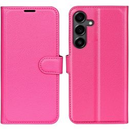 Mobigear Classic Samsung Galaxy S25 FE Hoesje Bookcase Portemonnee - Rood