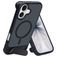 Mobiparts Hardcover iPhone 17 MagSafe Hoesje Hardcase Backcover met Standaard - Satin Black
