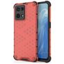 Mobigear Honeycomb OPPO Reno 7 4G Hoesje Hardcase Backcover Shockproof - Rood