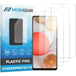 Mobigear Samsung Galaxy A42 Screenprotector Folie - Case Friendly (3-Pack)