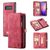 Caseme 008 Samsung Galaxy S10 Plus Hoesje Uitneembare 2in1 Bookcase Portemonnee - Rood