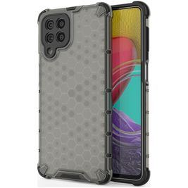 Mobigear Honeycomb Samsung Galaxy M53 Hoesje Hardcase Backcover Shockproof - Zwart