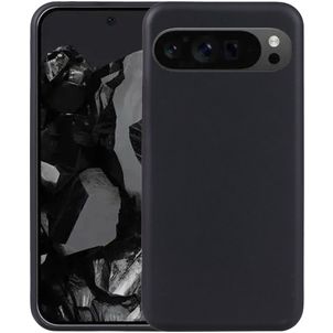 Mobigear Basics Google Pixel 9 Pro Hoesje Flexibel TPU Backcover - Zwart