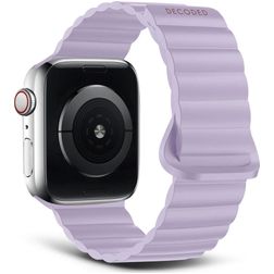Decoded Traction Loop Siliconen Apple Watch Bandje Magneetsluiting - 49/46/45/44 mm - Lavender