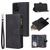 Mobigear Zipper iPhone 12 Pro Hoesje Bookcase Portemonnee - Zwart