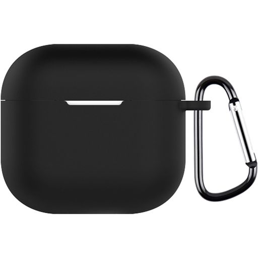 Mobigear Colors Apple AirPods 4 Hoesje Flexibel Siliconen - Zwart