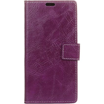 Mobigear Basic Alcatel 1C (2019) Hoesje Bookcase Portemonnee - Paars