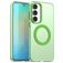 Mobigear Shockproof Samsung Galaxy S25 FE MagSafe Hoesje Hardcase Backcover - Groen