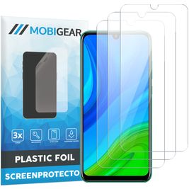 Mobigear Huawei P Smart (2020) Screenprotector Folie - Case Friendly (3-Pack)