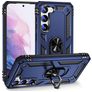 Mobigear Armor Ring Samsung Galaxy S23 Plus Hoesje Hardcase Backcover Shockproof met Ringhouder - Blauw