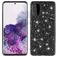 Mobigear Glitter Samsung Galaxy S20 Hoesje Hardcase Backcover - Zwart