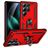 Mobigear Armor ring Samsung Galaxy S25 Ultra Hoesje Hardcase Backcover Shockproof met Ringhouder - Rood