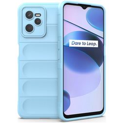 Mobigear Bumpy Realme C35 Hoesje Flexibel TPU Backcover - Blauw