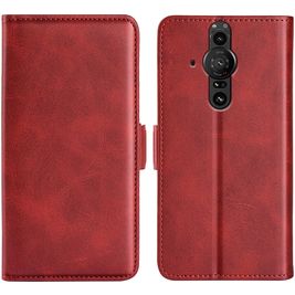 Mobigear Slim Magnet Sony Xperia Pro-I Hoesje Bookcase Portemonnee - Rood