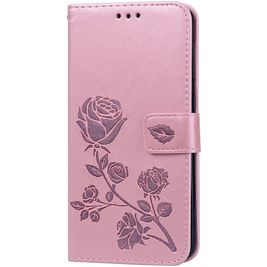 Mobigear Roses Samsung Galaxy A10 Hoesje Bookcase Portemonnee - Roségoud