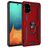 Mobigear Armor Ring Samsung Galaxy A71 Hoesje Hardcase Backcover Shockproof met Ringhouder - Rood
