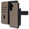 Mobiparts Samsung Galaxy A56 Hoesje Echt Leer Uitneembare 2in1 Bookcase Portemonnee - Taupe