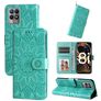 Mobigear Sunflower Realme Narzo 50 4G Hoesje Bookcase Portemonnee - Groen