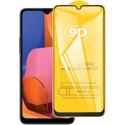 Mobigear Premium Samsung Galaxy A20s Glazen Screenprotector - Case Friendly - Zwart
