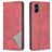 Mobigear Rhombus slim Samsung Galaxy A05 Hoesje Bookcase - Rood