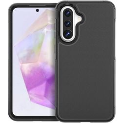 Mobigear Traveller Samsung Galaxy A36 Hoesje Hardcase Backcover - Zwart