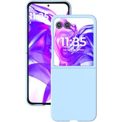 Mobigear Colors Motorola Razr 50 Ultra Hoesje Hardcase Backcover - Babyblauw