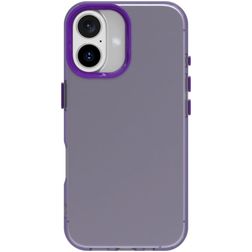 Mobigear Crystal iPhone 16 Hoesje Hardcase Backcover - Paars