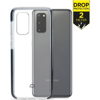 Mobilize Shatterproof Samsung Galaxy S20 Hoesje Hardcase Backcover Shockproof - Transparant / Zwart