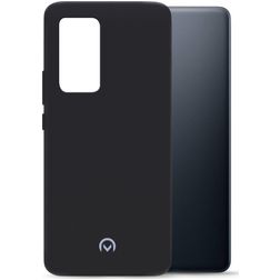 Mobilize Rubber Gelly Xiaomi 12 Pro Hoesje Flexibel TPU Backcover - Matt Black