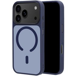 Mobiparts Hardcover iPhone 18 Pro MagSafe Hoesje Hardcase Backcover - Satin Blue