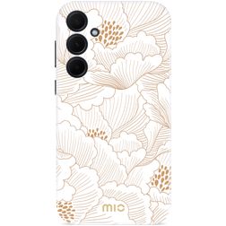 MIO Samsung Galaxy A35 MagSafe Hoesje Hardcase Backcover - White Roses