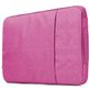 Mobigear Denim Zipper Laptop Sleeve 13 - 14 inch Laptop hoes - Roze