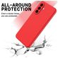 Mobigear Rubber Touch Samsung Galaxy A56 Siliconen Hoesje Backcover - Rood