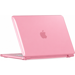 Mobigear Crystal Case MacBook Neo 13 Inch (2026) Hoes Hardshell Laptopcover MacBook Case - Roze - Model A3404