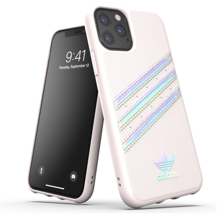 adidas OR Moulded Woman iPhone 11 Pro Hoesje Hardcase Backcover Shockproof - Orchid Tint/Holographic