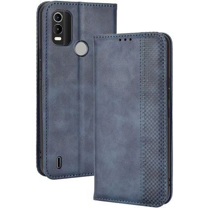 Mobigear Sensation Nokia C21 Plus Hoesje Bookcase Portemonnee - Blauw