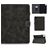 Mobigear Folio iPad Air 4 (2020) Hoes Bookcase + Stylus Houder - Zwart