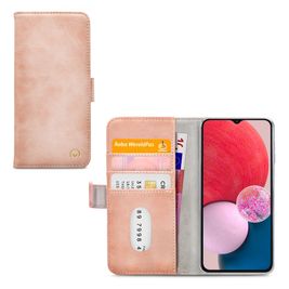Mobilize Elite Gelly Samsung Galaxy A13 4G Hoesje Bookcase Portemonnee - Soft Pink