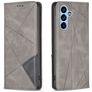 Mobigear Rhombus Slim Samsung Galaxy A54 Hoesje Bookcase - Grijs