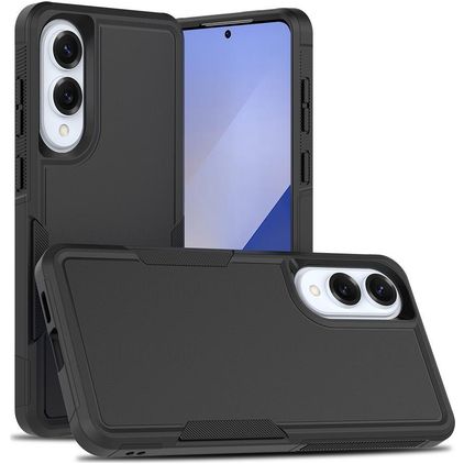 Mobigear Heavy Armor Samsung Galaxy S25 Edge Hoesje Hardcase Backcover Shockproof - Zwart