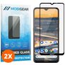Mobigear Premium Nokia 5.3 Glazen Screenprotector - Case Friendly - Zwart (2-Pack)