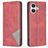 Mobigear Rhombus Slim iPhone 17 Hoesje Bookcase - Rood