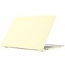 Mobigear Cream Matte MacBook Air 13 Inch (2018-2020) Hoes Hardshell Laptopcover MacBook Case - Geel - Model A1932 / A2179 / A2337